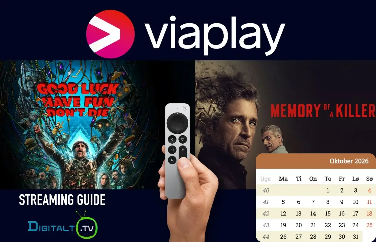 Nyt på Viaplay oktober 2026