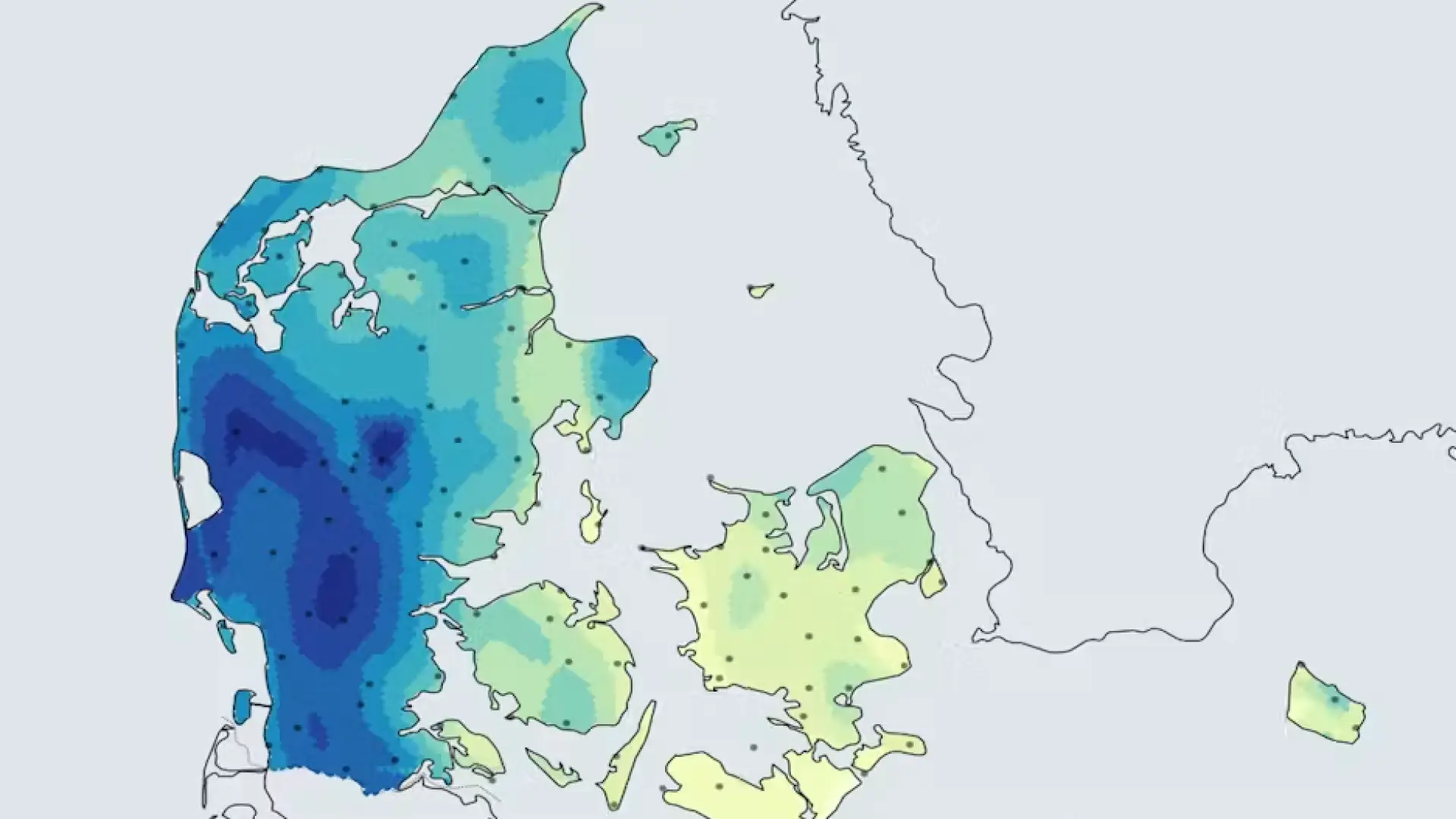 Nye kort afslører overset udvikling i Danmarks klima
