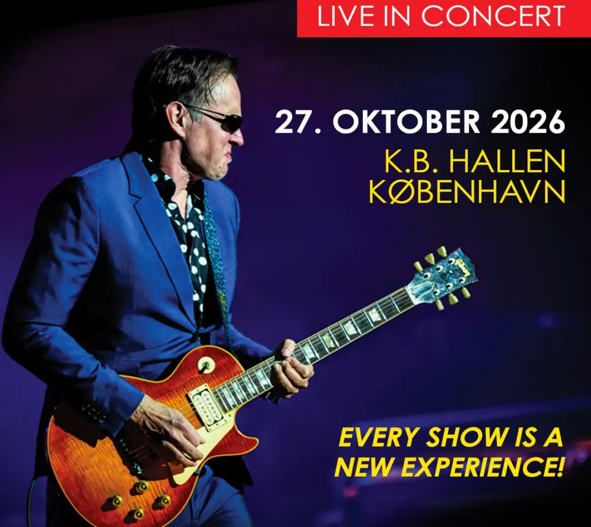 Joe Bonamassa - KB Hallen - 27. oktober 2026