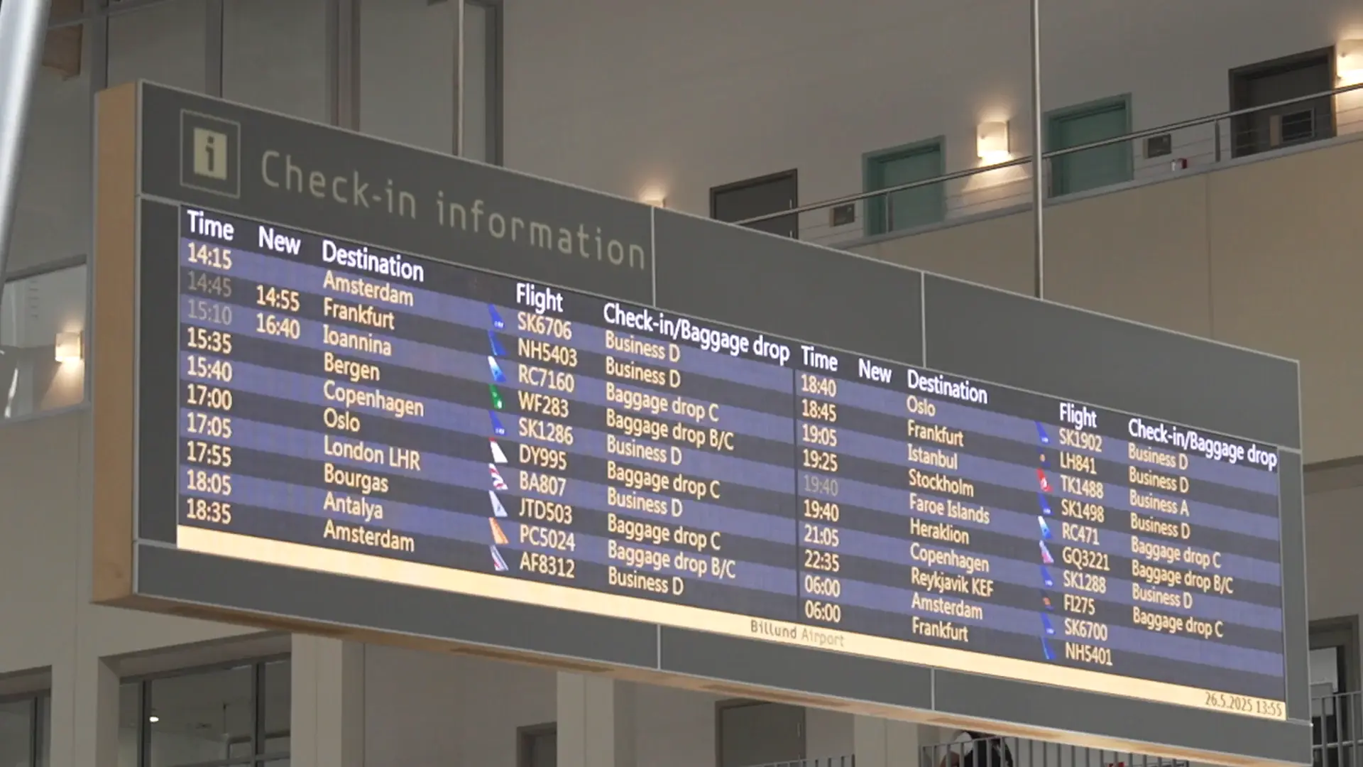 SAS-fly sikkerhedslandede i Billund med røglugt i kabinen