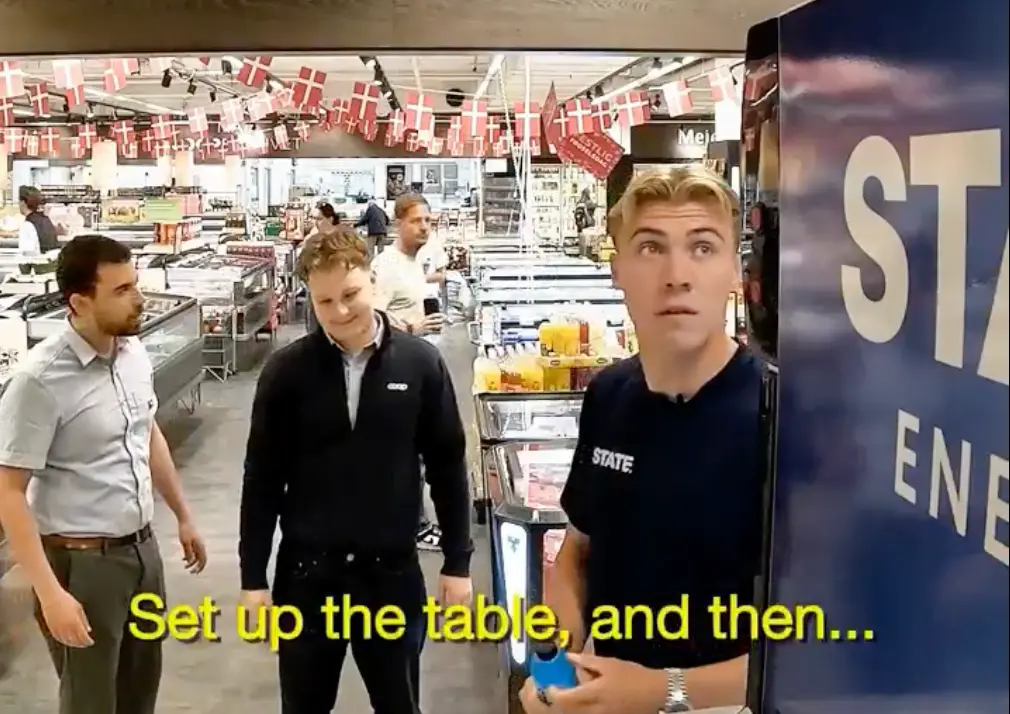 Rasmus Højlund pranker Kvickly: "Det er da DIN Kvickly ik?"