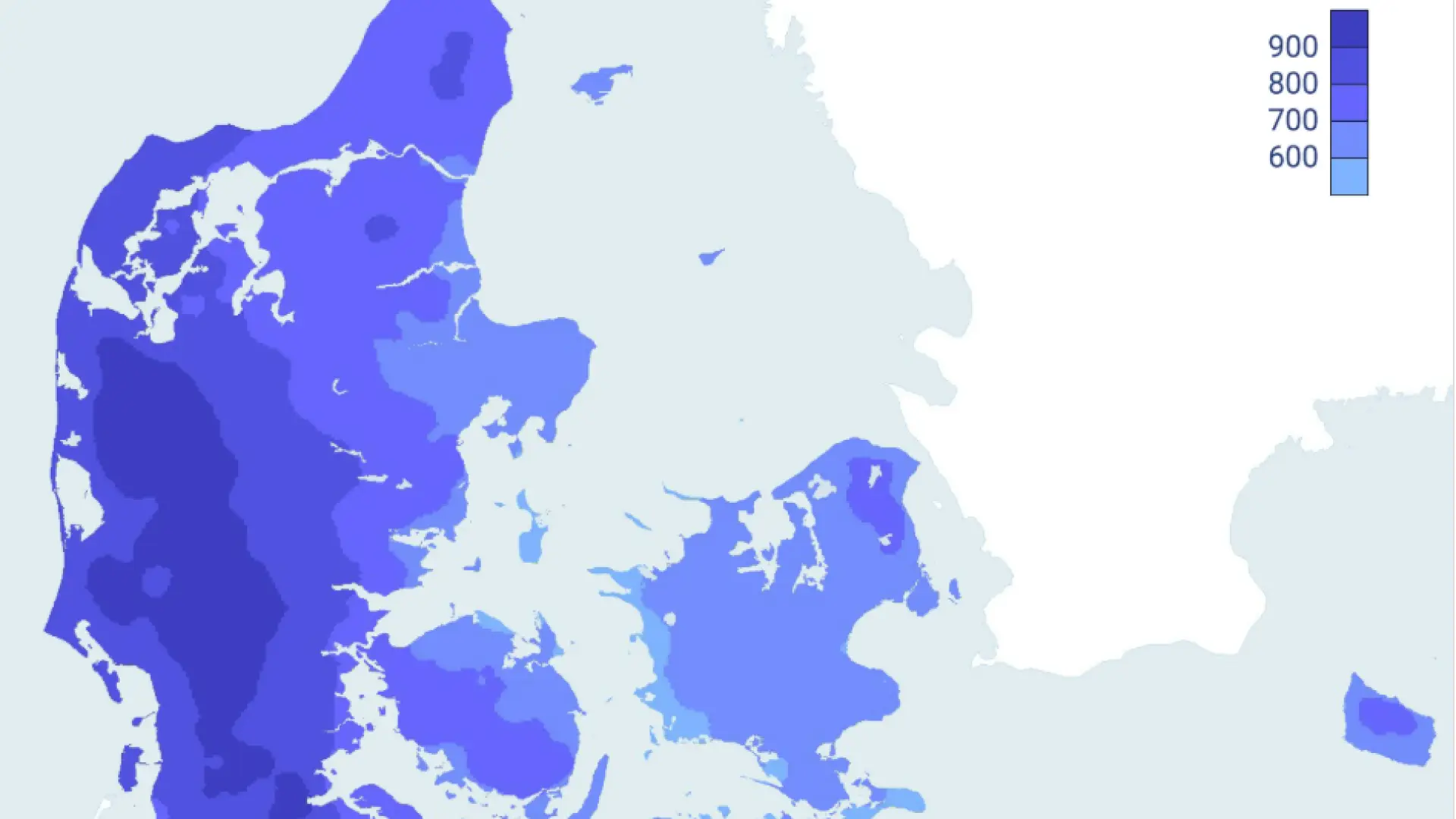 Det regner meget mere i Jylland: Her er forklaringen