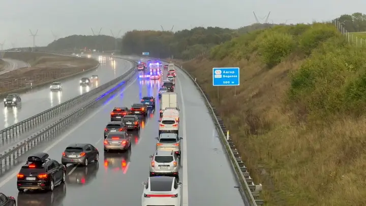 Uheld lukker del af Fynske Motorvej