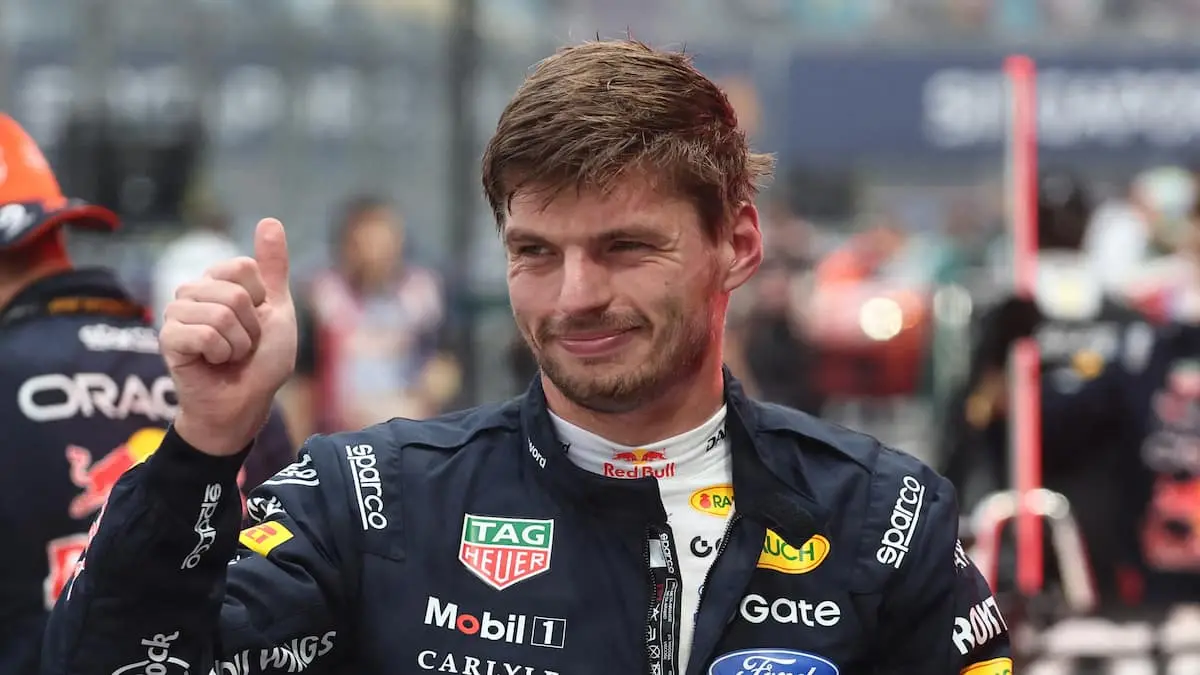Verstappen kører i pole position for anden weekend i træk