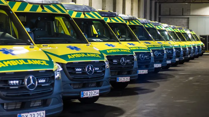 Kæmpe forskel på nedetiden for ambulancerne hos Falck og Ambulance Sjælland – BeredskabsInfo