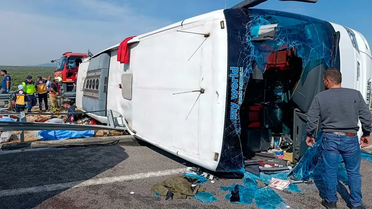 11 dræbt i busulykke i Tyrkiet