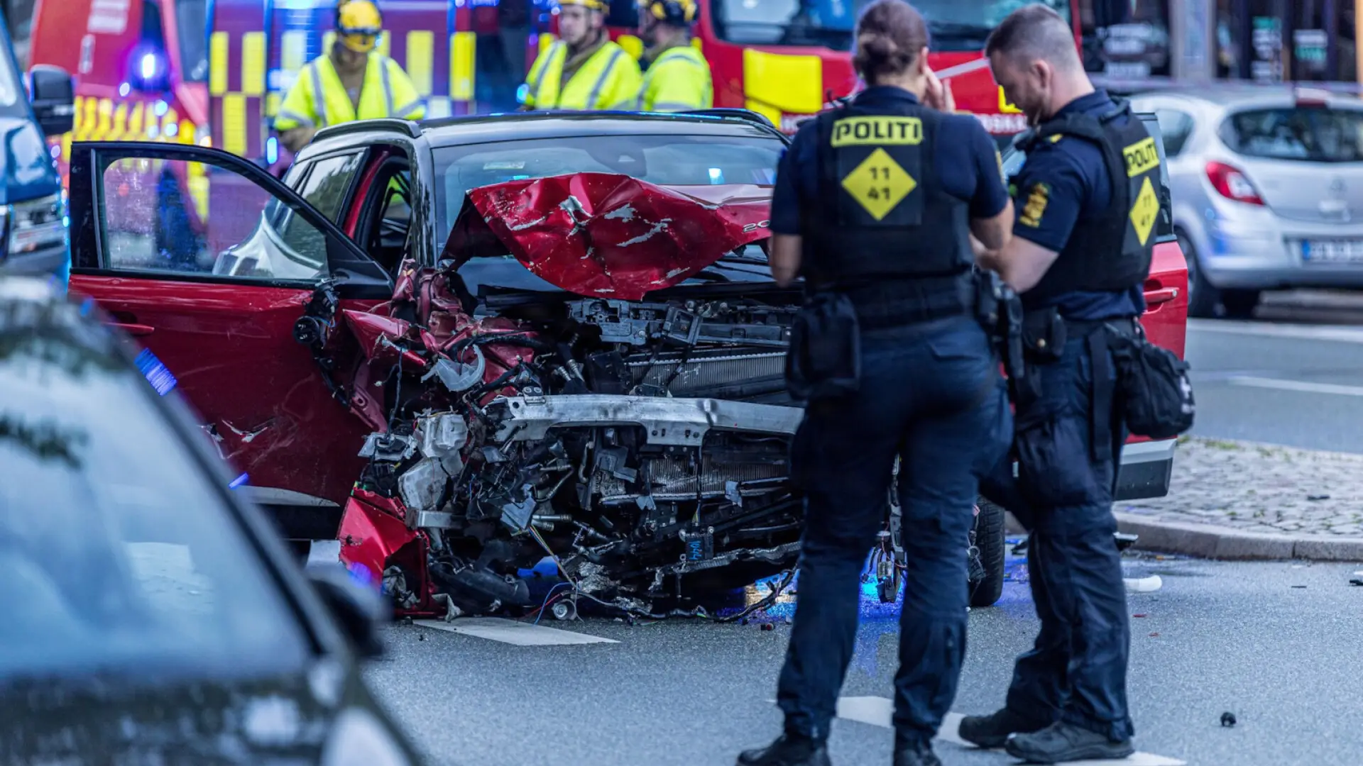 Alvorligt ulykke på Østerbro: "Søg andre veje"