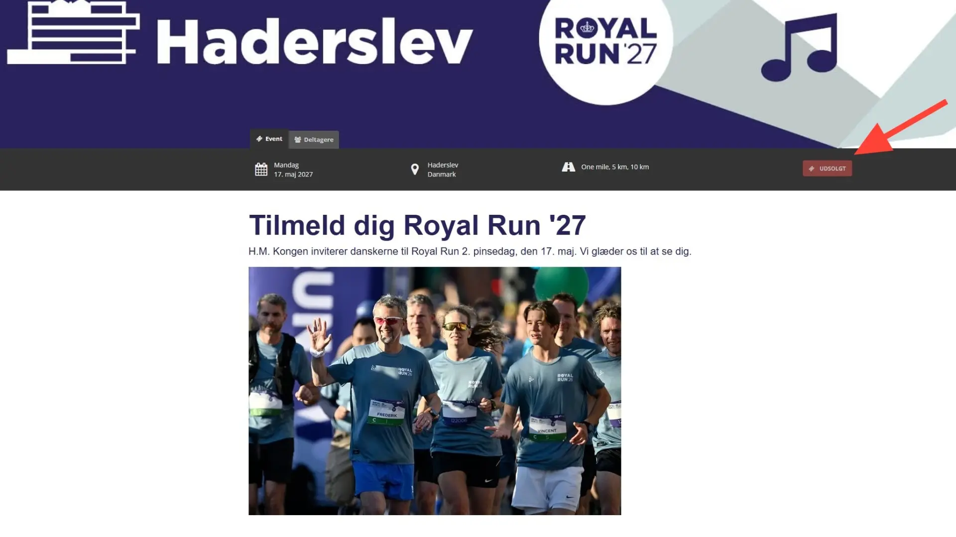 Royal Run udsolgt: Så mange billetter blev revet væk