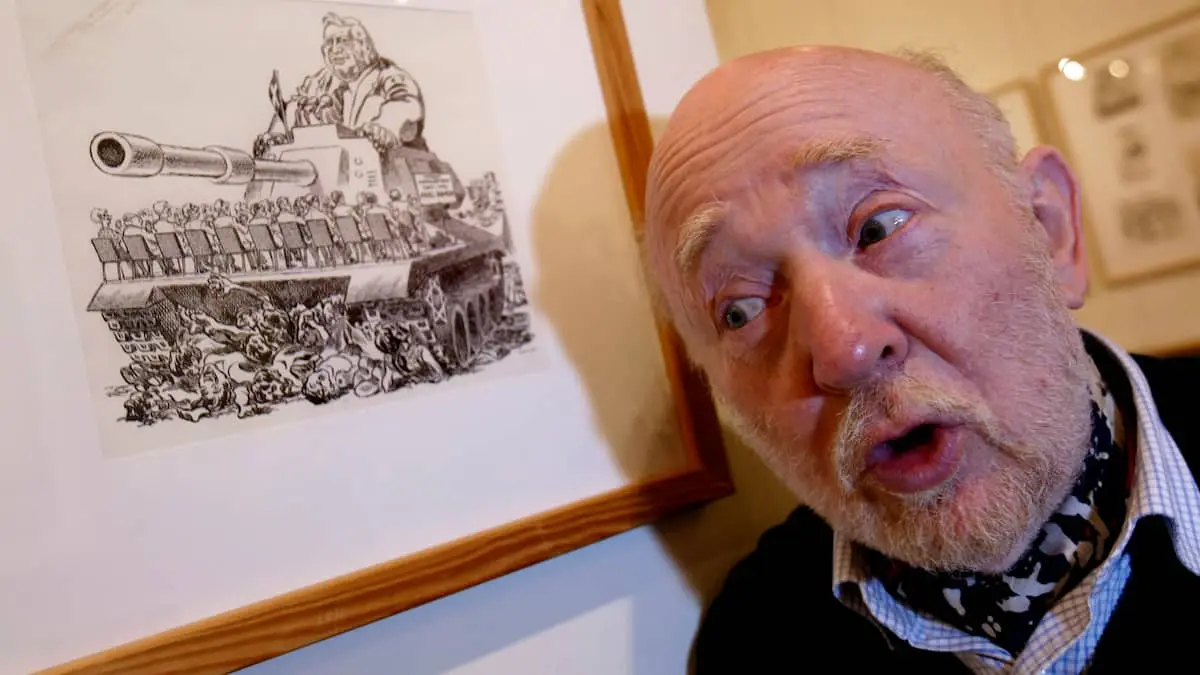 Bladtegner og illustrator Klaus Albrectsen er død - 94 år