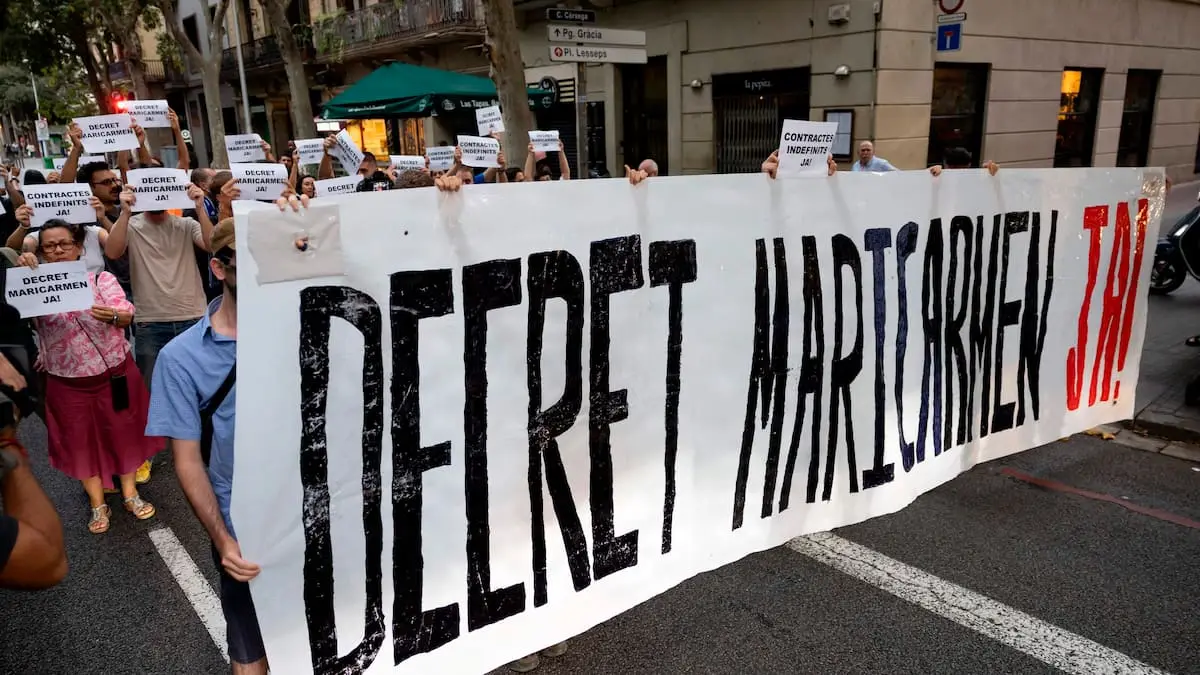 87-årig kan blive boende i sin lejlighed efter store demonstrationer i Spanien
