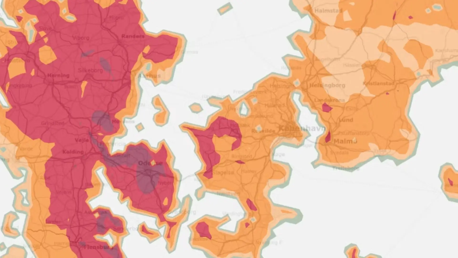 Høj brandfare i hele landet