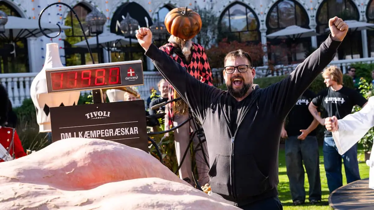 Græskar på 1.198 kilo er årets kæmpegræskar