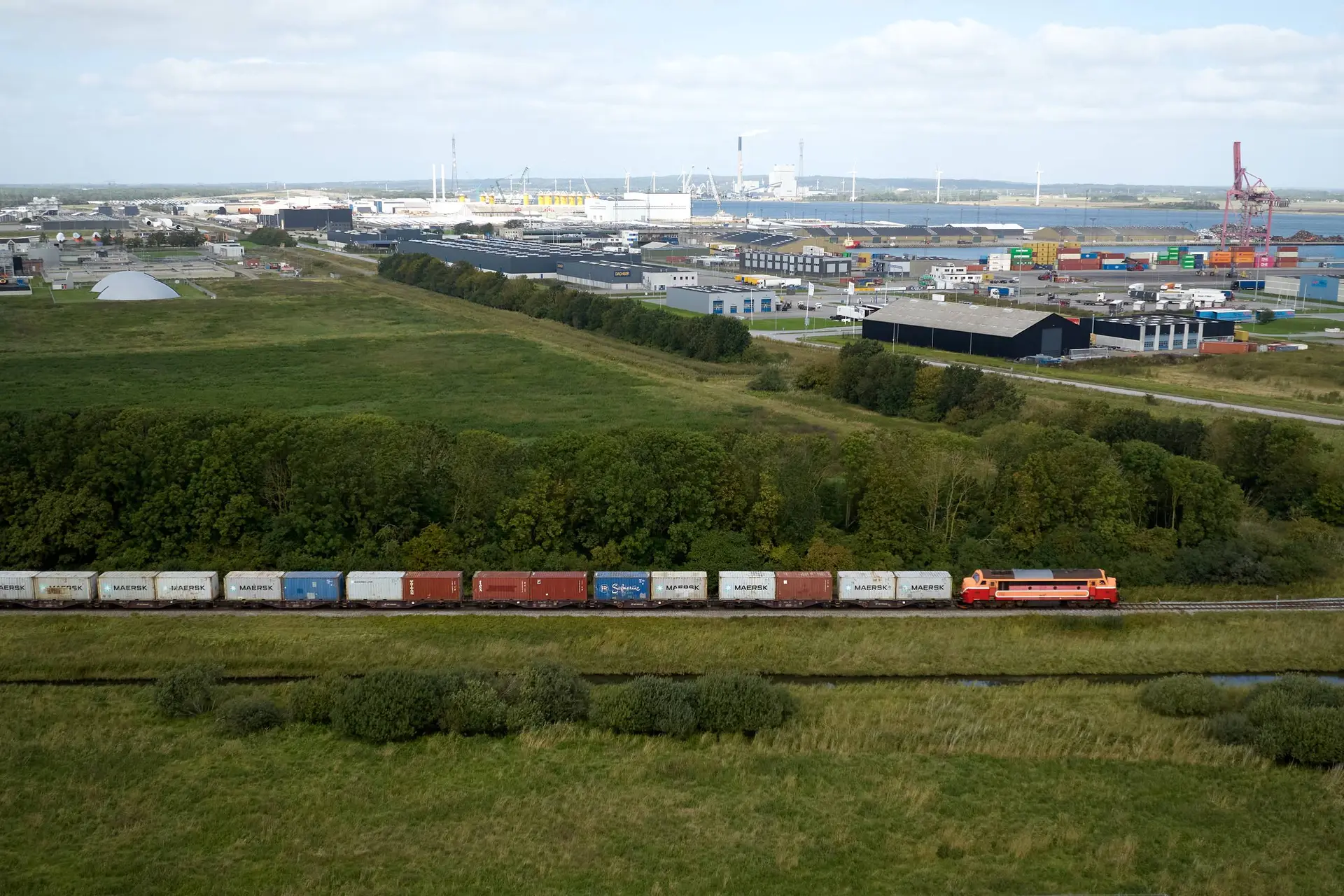 Ny godstogrute kobler Nordjylland til containerterminalen i Aarhus - Din Avis