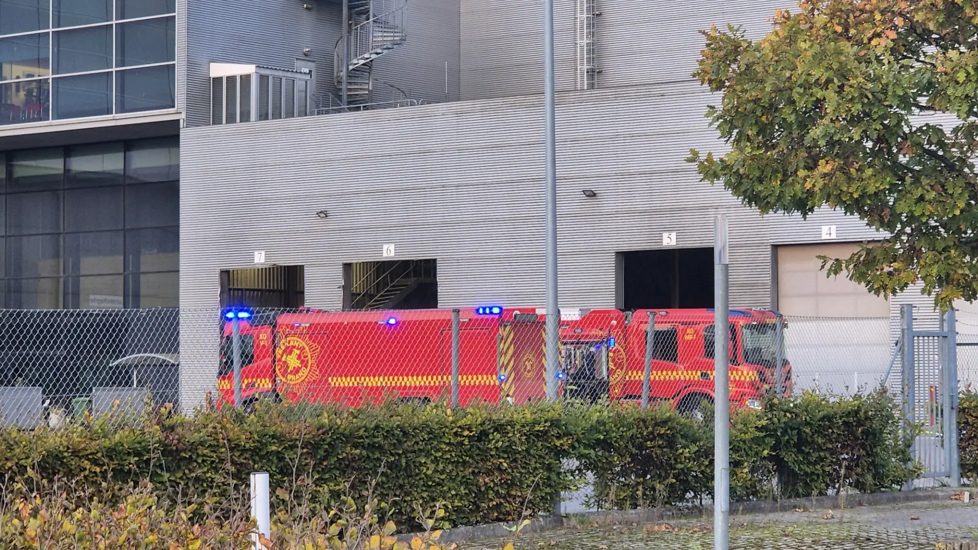 Brandvæsnet rykkede ud til brand i forbrændingsanlæg