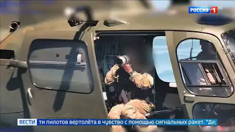 Russisk tv viser billeder fra møde med dansk helikopter - TV 2