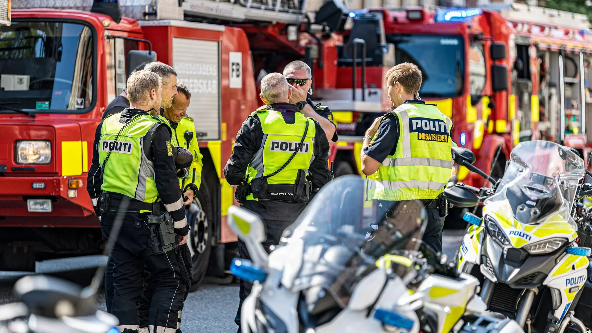 Hund fundet død i forbindelse med slukning af brand