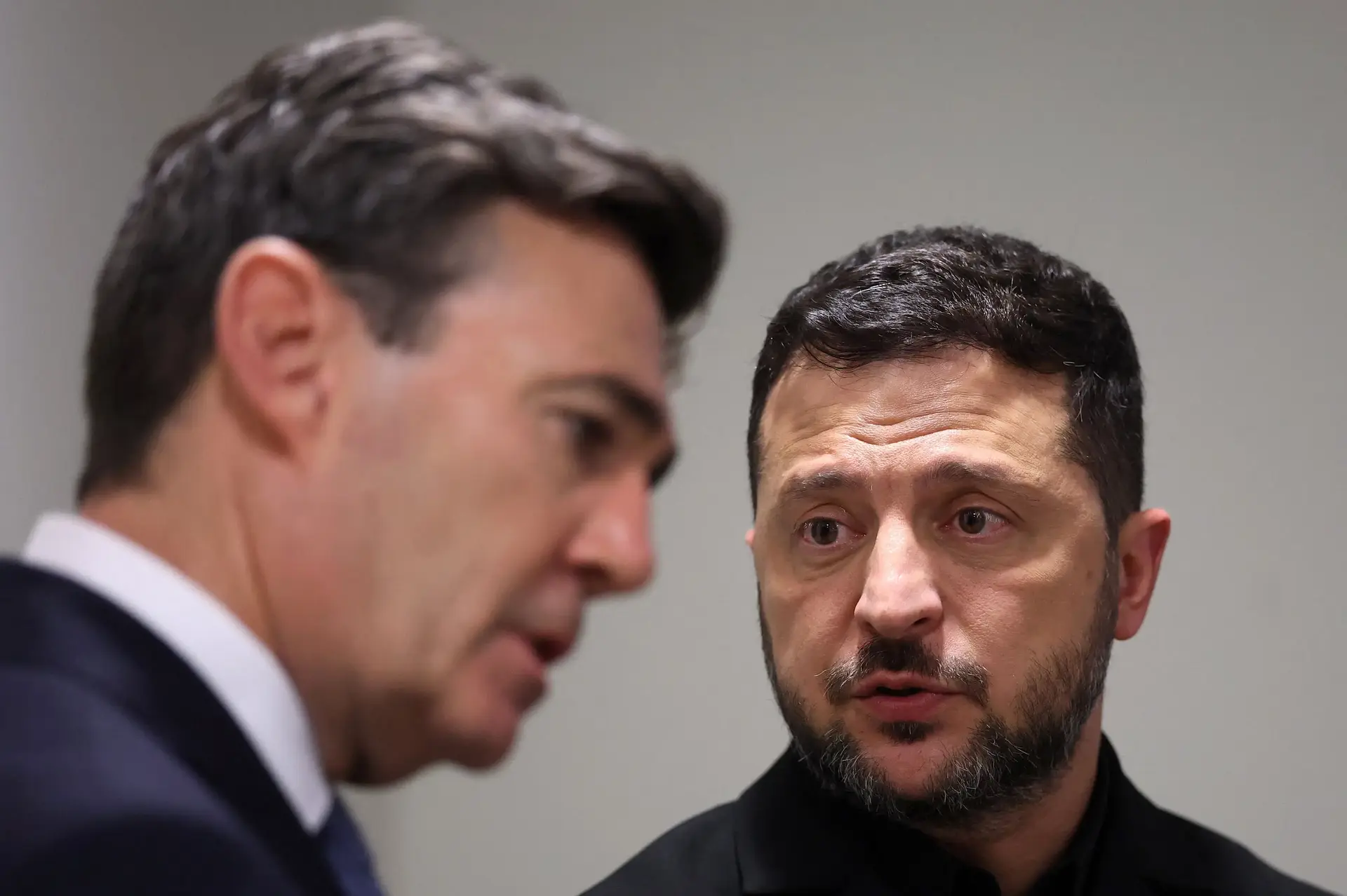 Zelenskyj mødes onsdag med Burnham i London