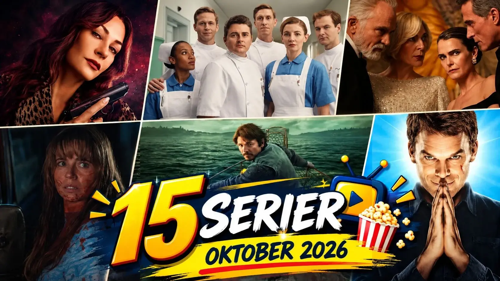 15 serier du kan streame i oktober 2026: Her er månedens største premierer