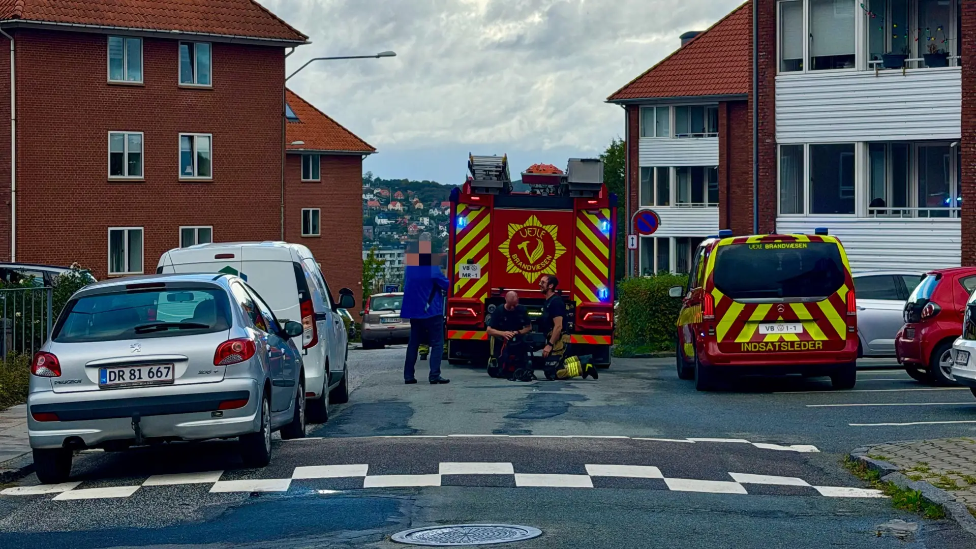 Røg i opgang - beboere har forladt lejligheder