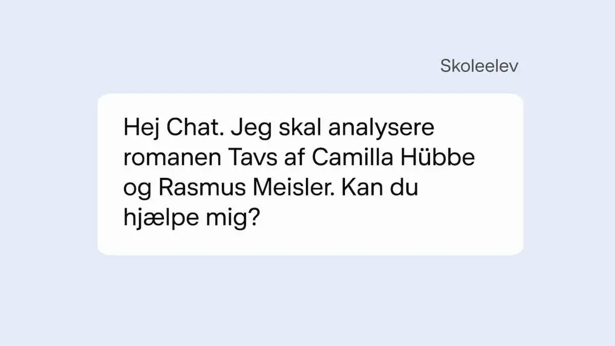 'Hjælp mig, chat': Mange elever i folkeskolen siger, de bruger AI til at snyde