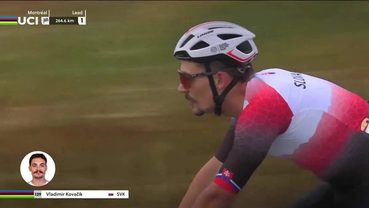 Slovakiet blev ramt af afbud på afbud og pludselig skulle massør køre VM i cykling