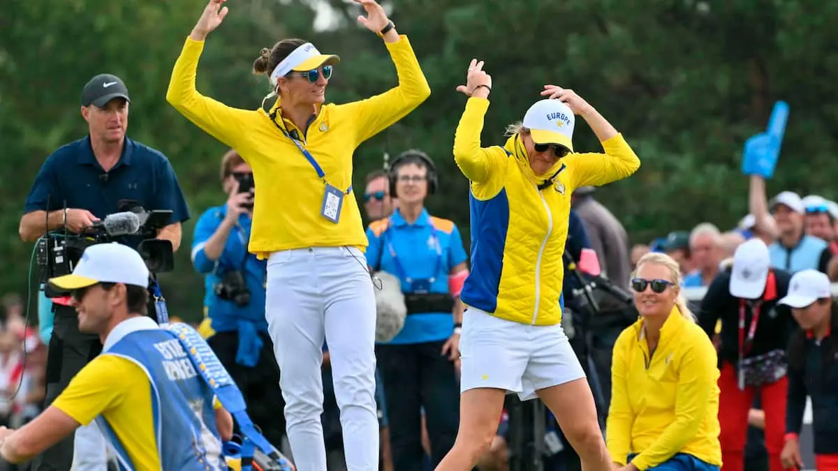 Danskerløst Europa-hold tager føringen i Solheim Cup