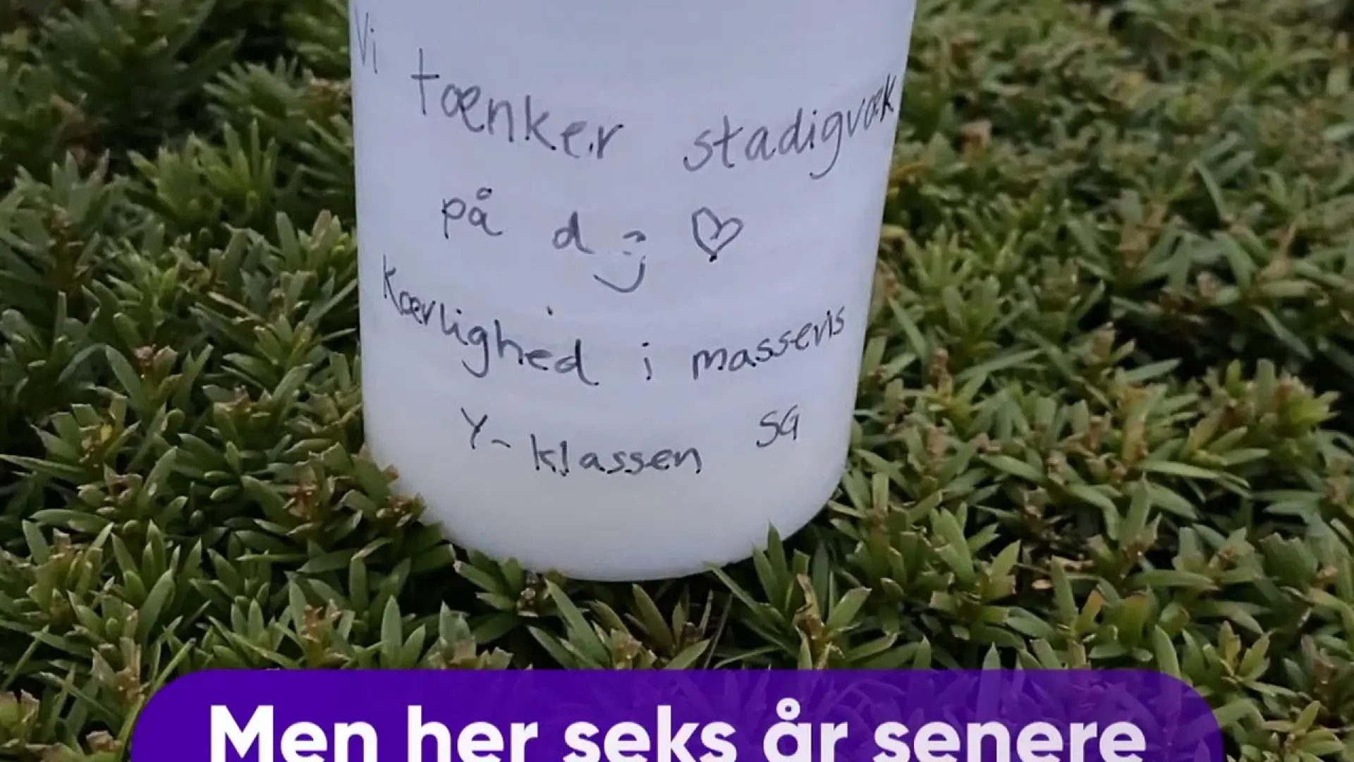En lille hilsen ramte forældrene lige i hjertet: – Så har Lasse jo ikke levet forgæves