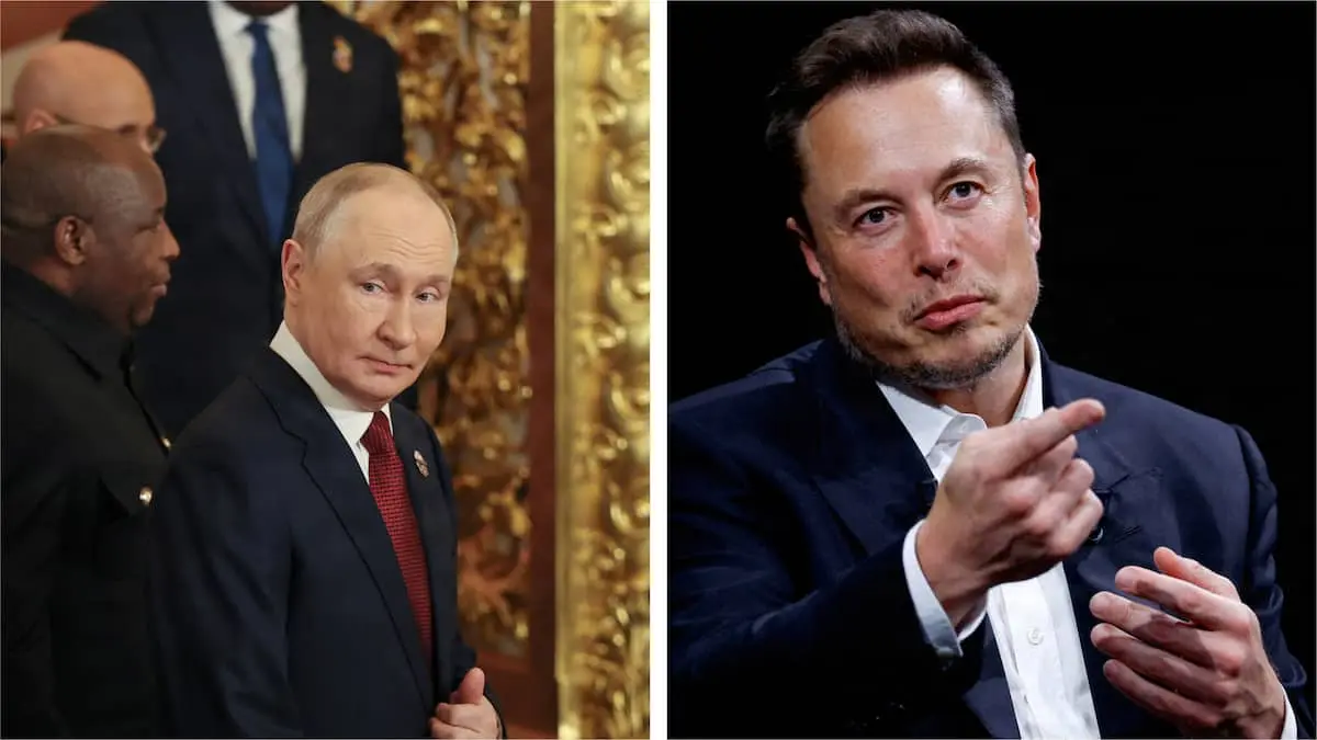 Putin hylder Elon Musk, mens Rusland planlægger Starlink-konkurrent