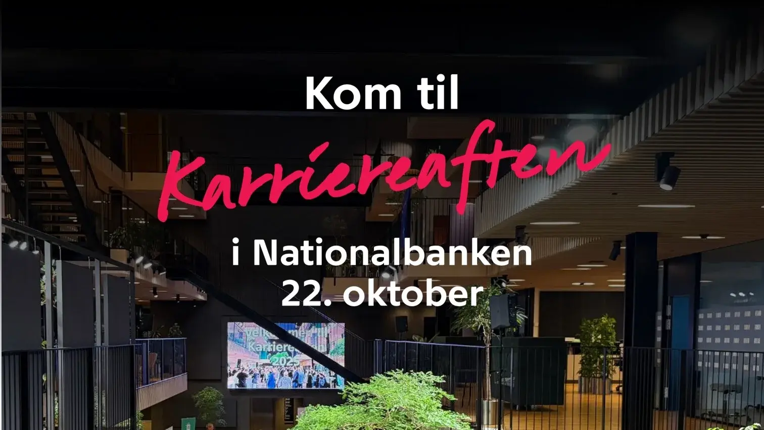 Overvejer du en karriere i Nationalbanken?