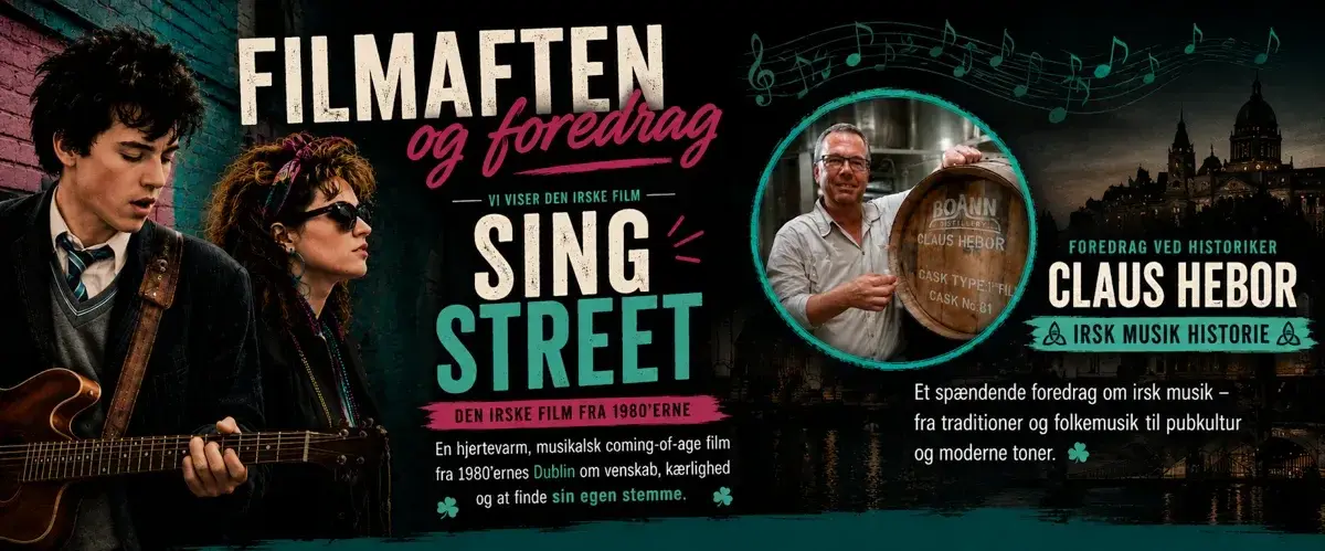 Filmaften & foredrag - Filmen "Sing Street" + Historiker Claus Hebor image