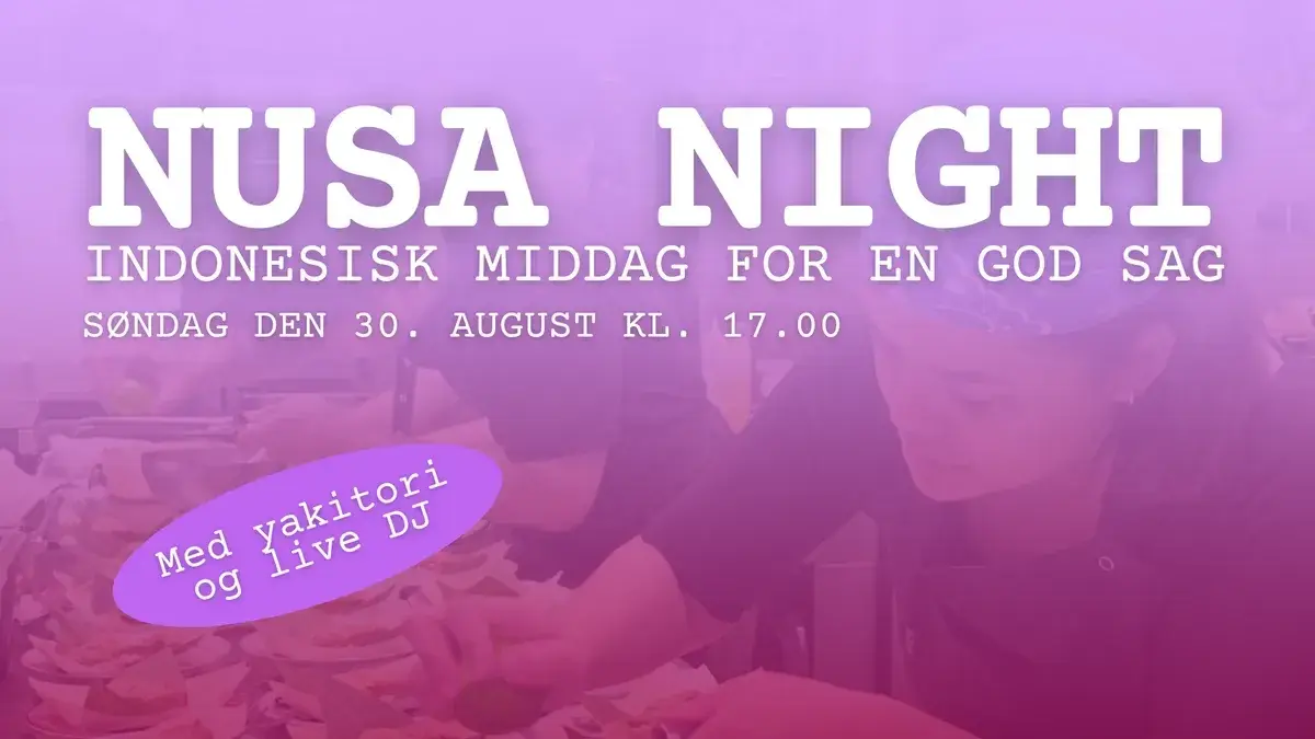 NUSA NIGHT - Indonesisk middag for en god sag image