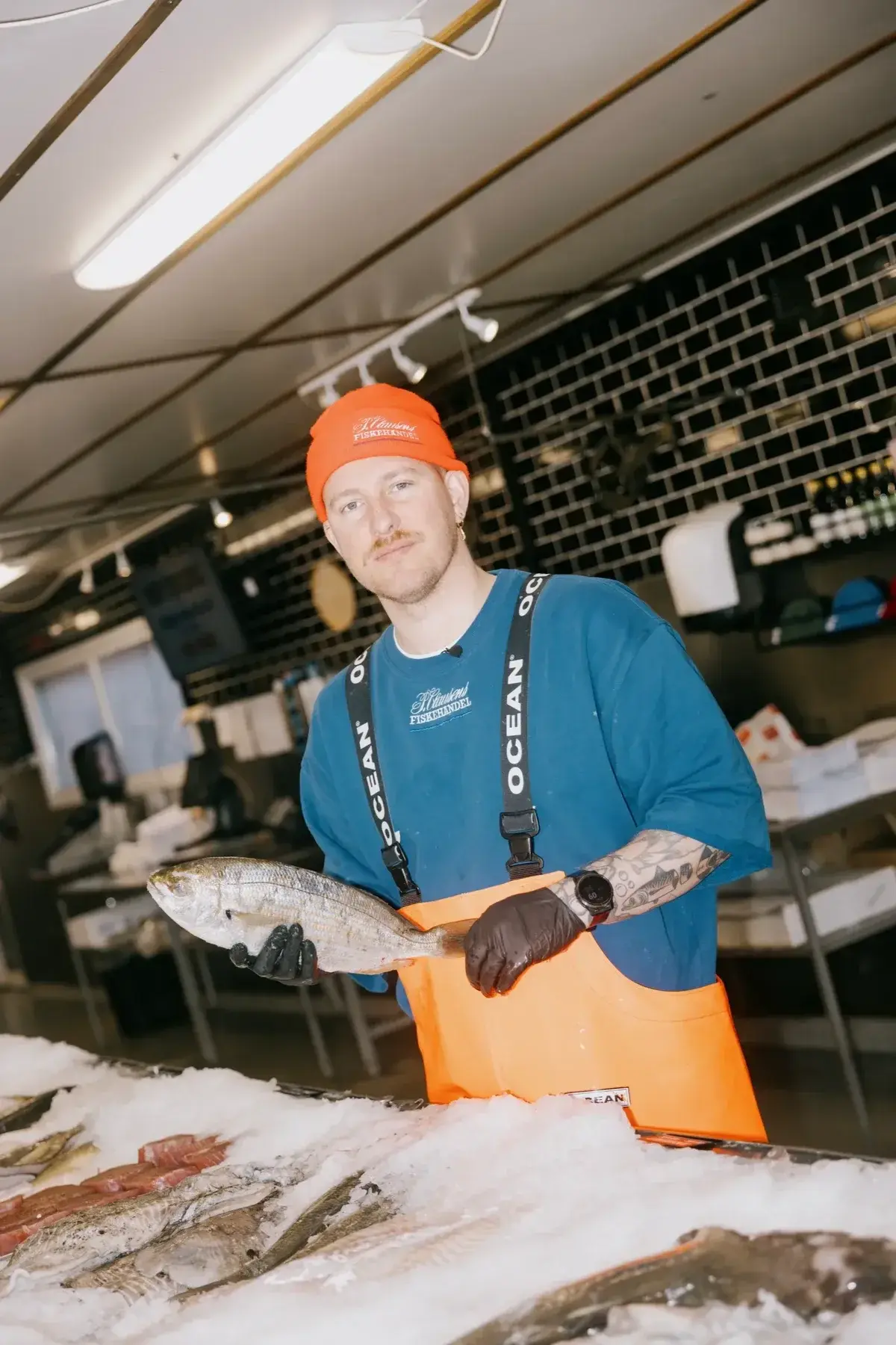 Smag på det blå madsystem med Clausens Fiskehandel og Madland image