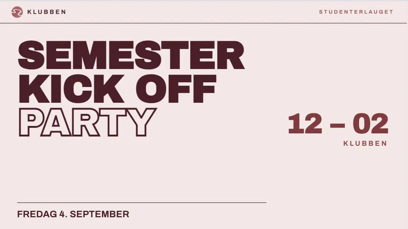 Semester Kick Off Party