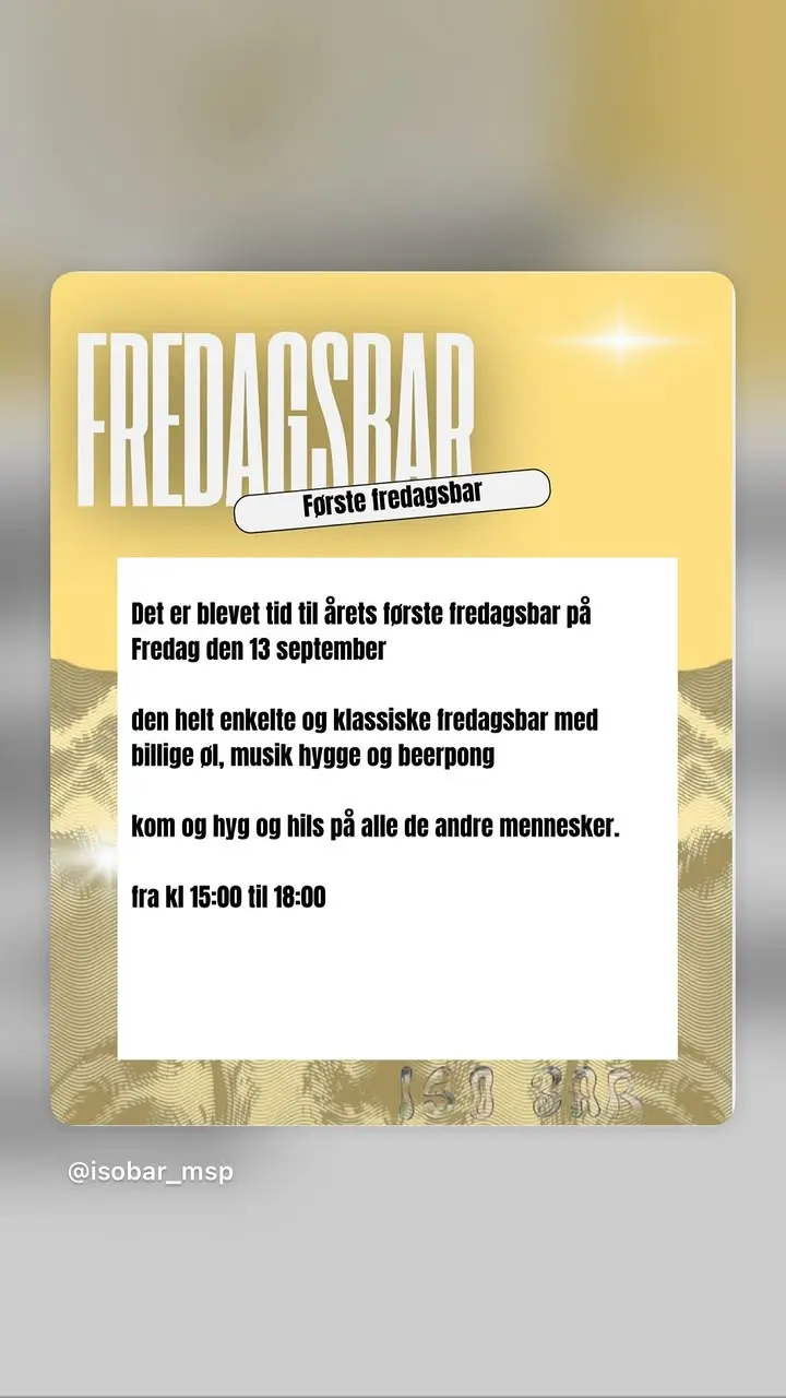 Første Fredagsbar