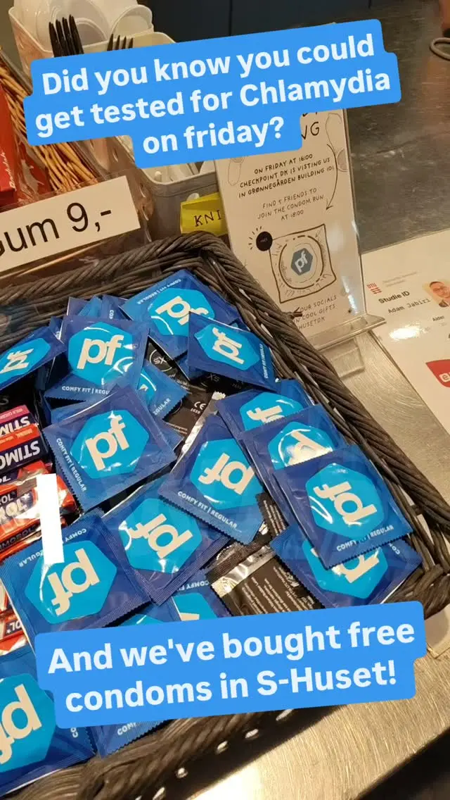 Chlamydia Testing & Condom Run at S-Huset