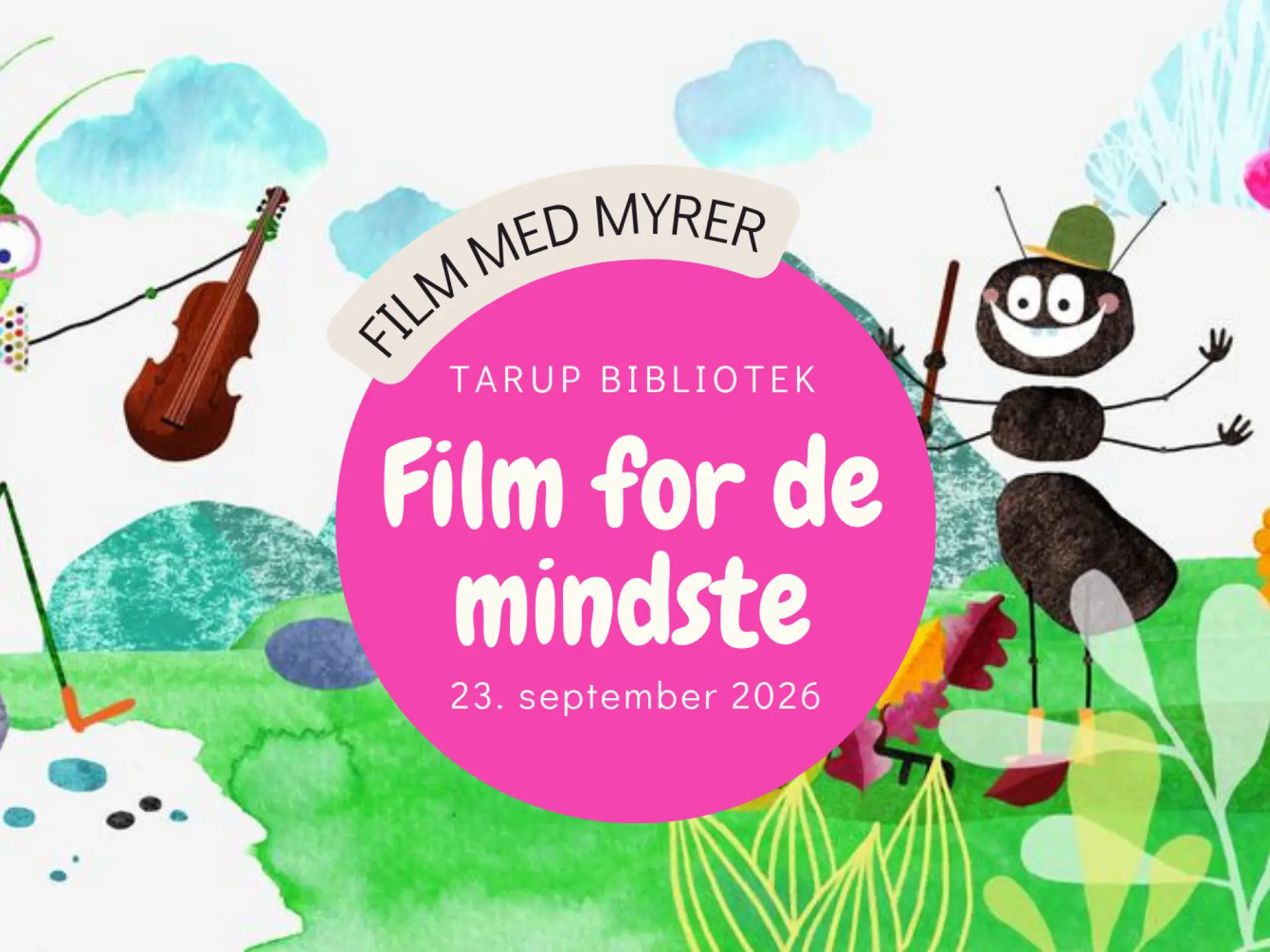 Myre-film for de mindste - på Tarup Bibliotek