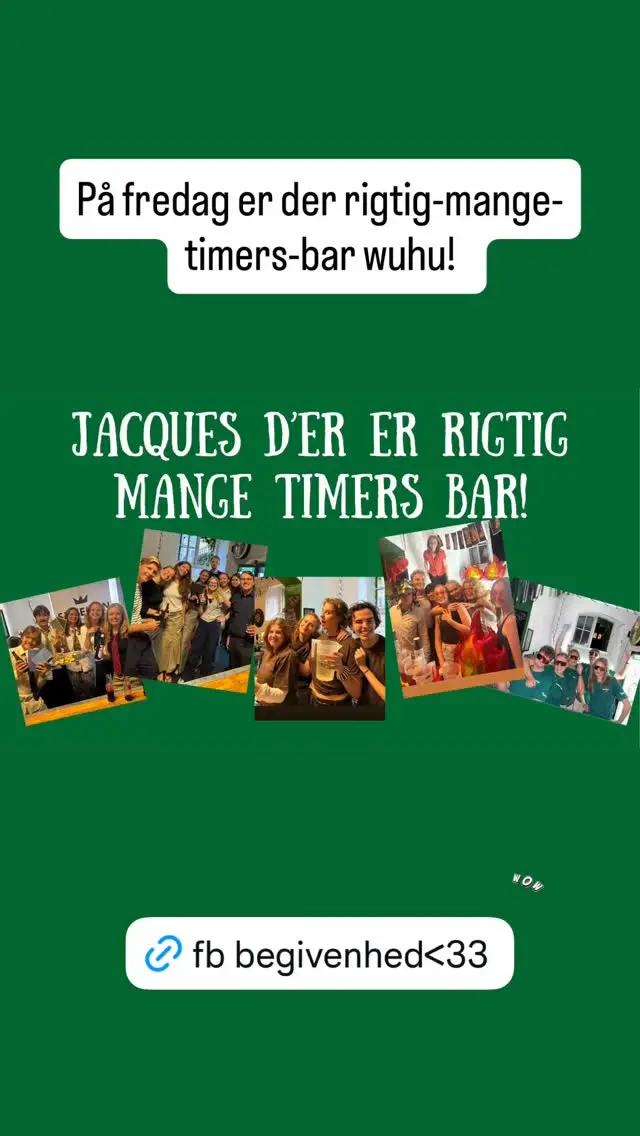 Jacques D'er Rigtig Mange Timers Bar