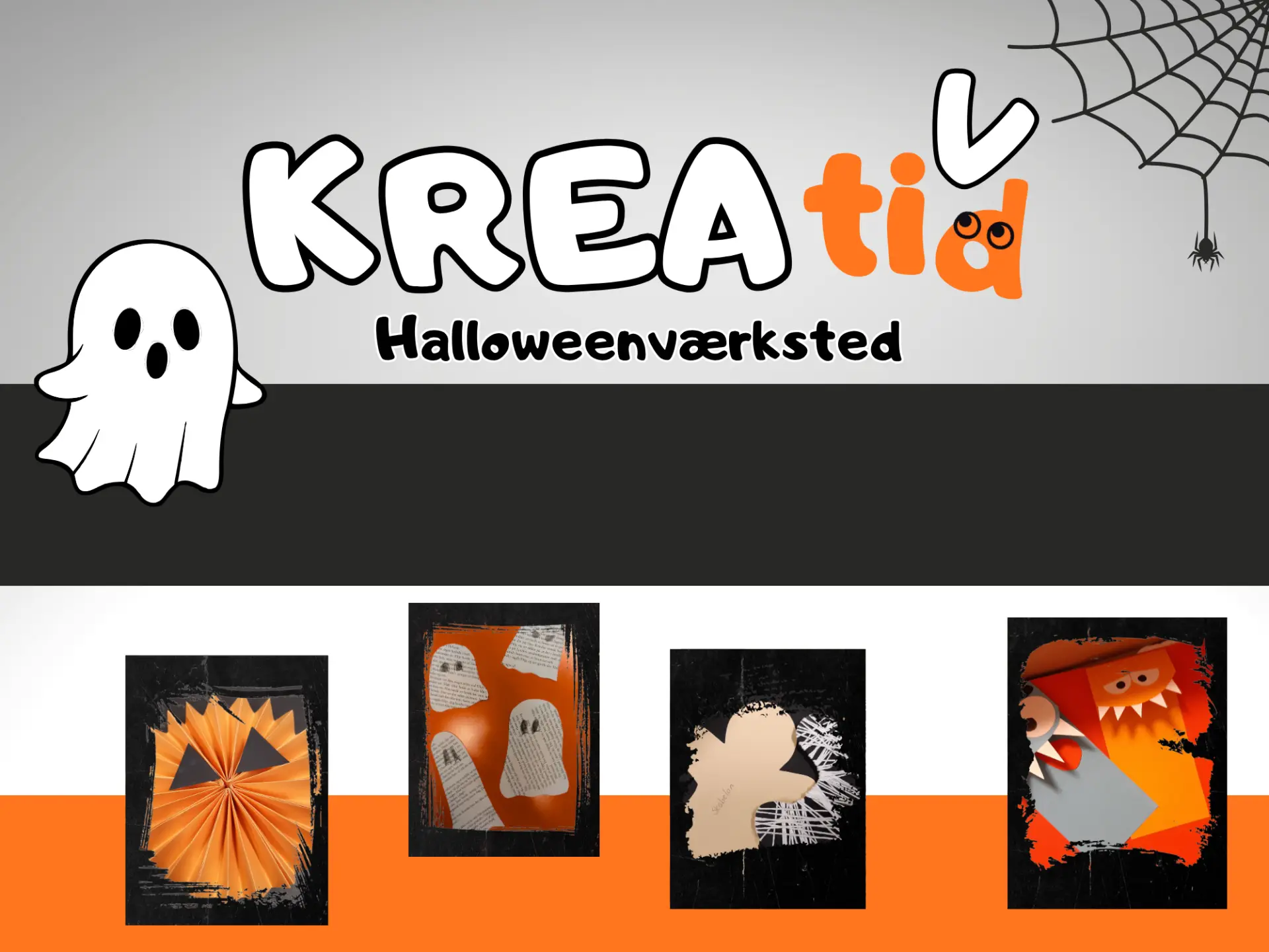 KREAtid Halloweenværk-sted på Holluf Pile Bibliotek