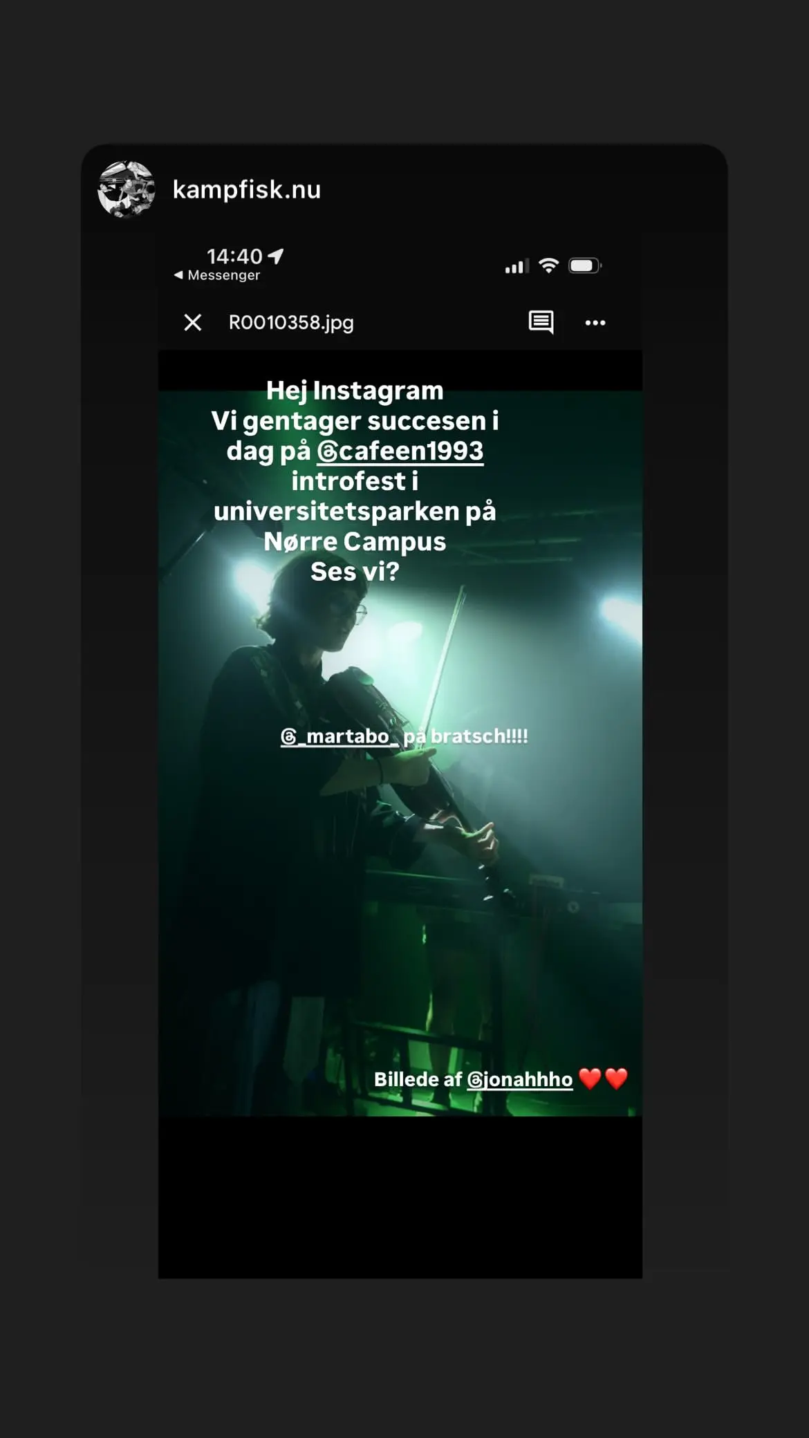 Introfest med Kampfisk