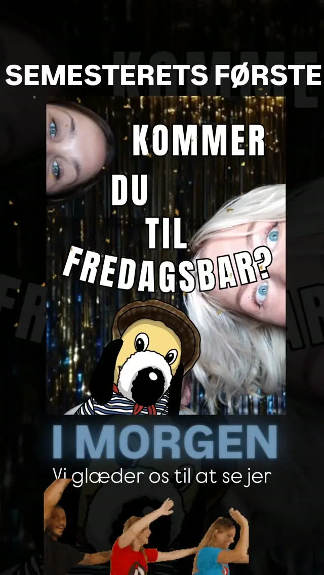 Semesterets første fredagsbar