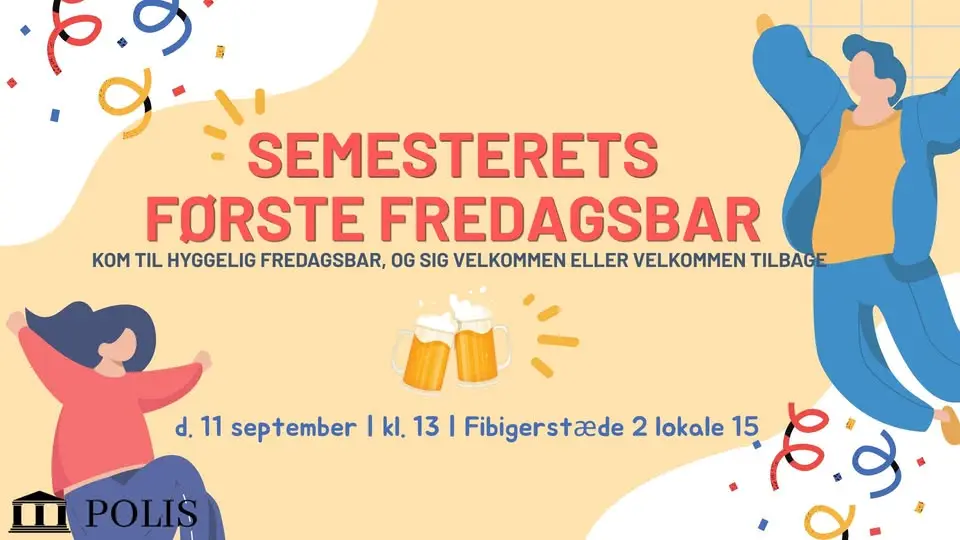 Semesterets Første Fredagsbar