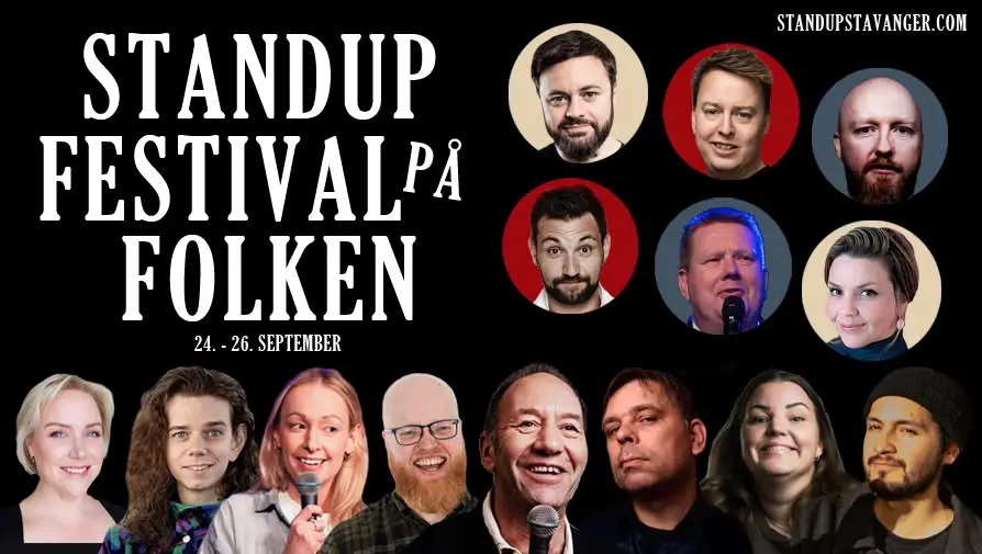 Standupfestival på Folken // 24.-26. september (dagspass fra 300 kr.)
