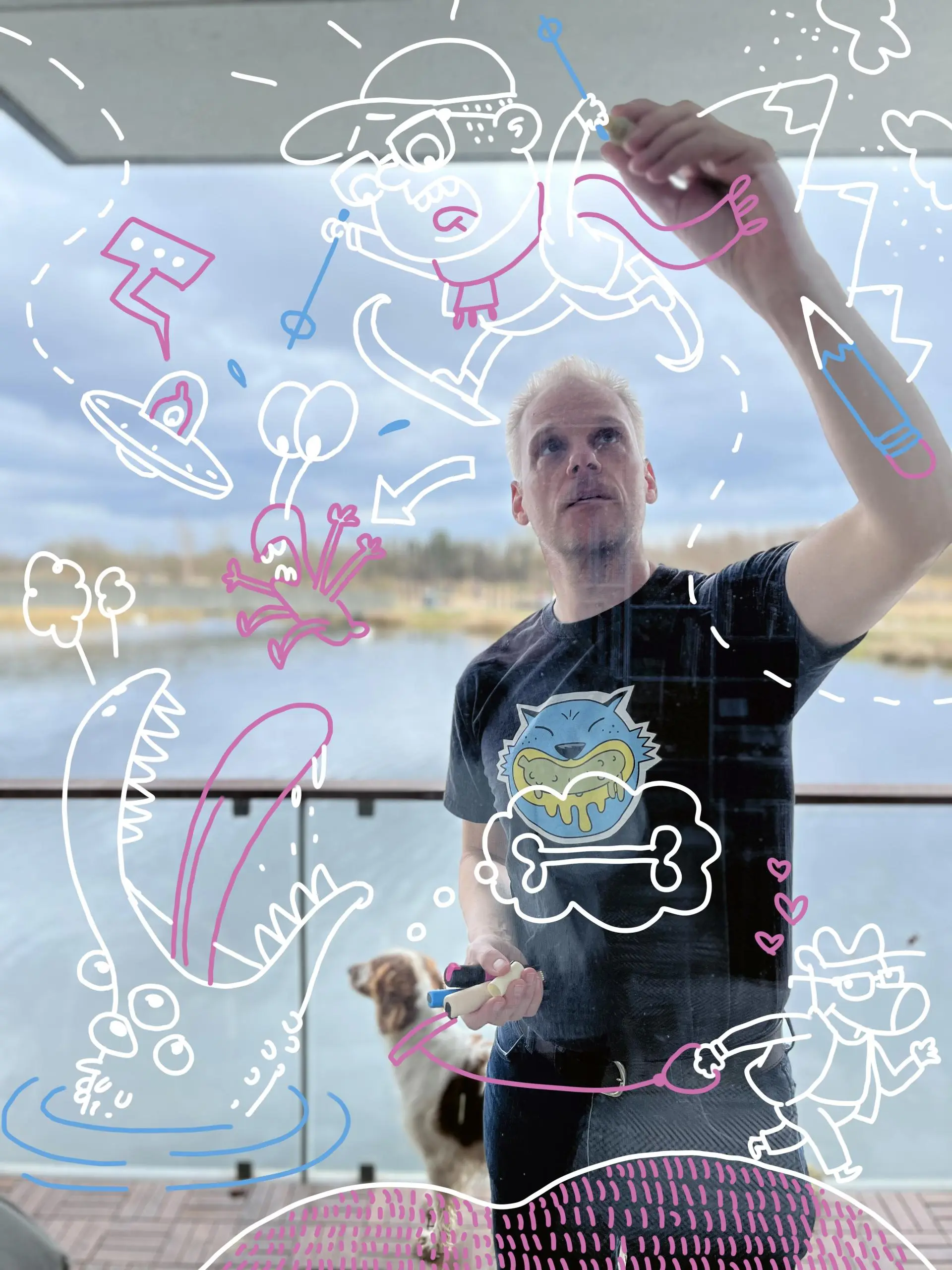 Illustrator Peter Hermann tegner Peter Plys