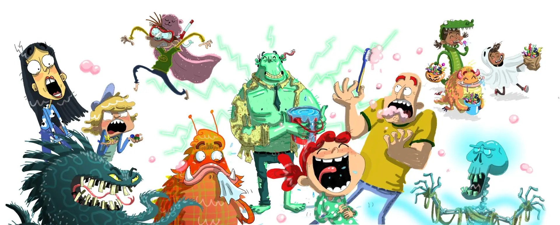 Gyselige monstre og grumme grin – En monsterfed tegneworkshop
