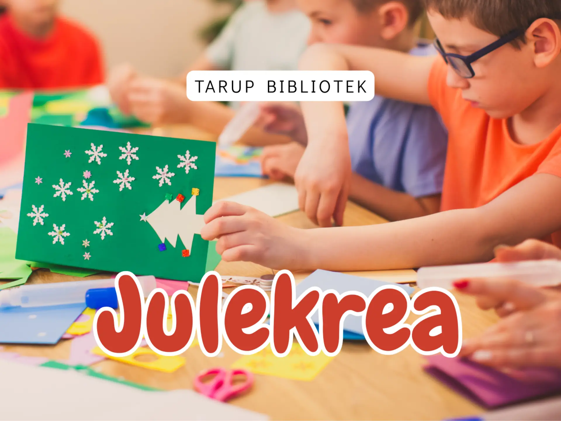 Julekrea på Tarup Bibliotek