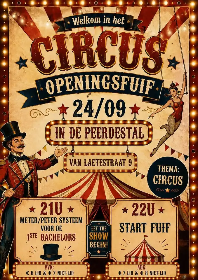 Openingsfuif Circus