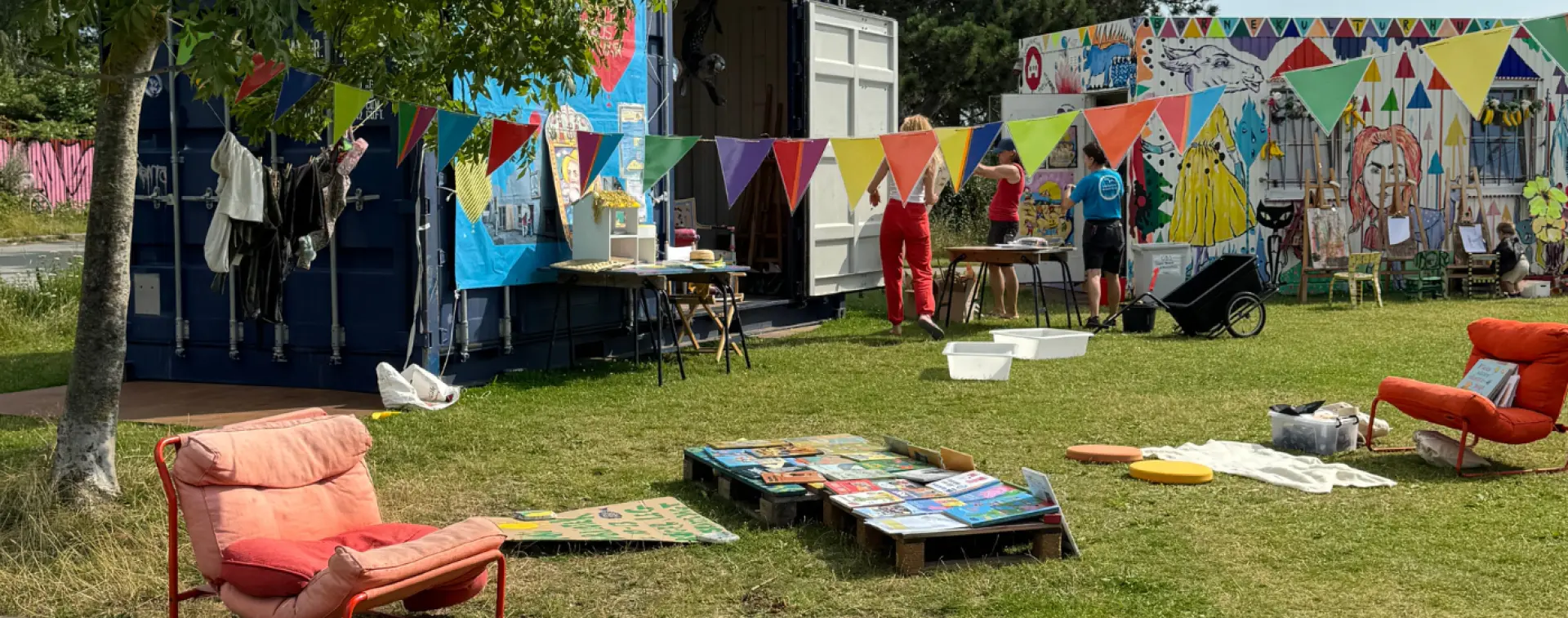 Minibiblioteket til Sommer på Stranden