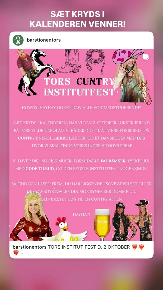 Tors Cuntry Institutfest