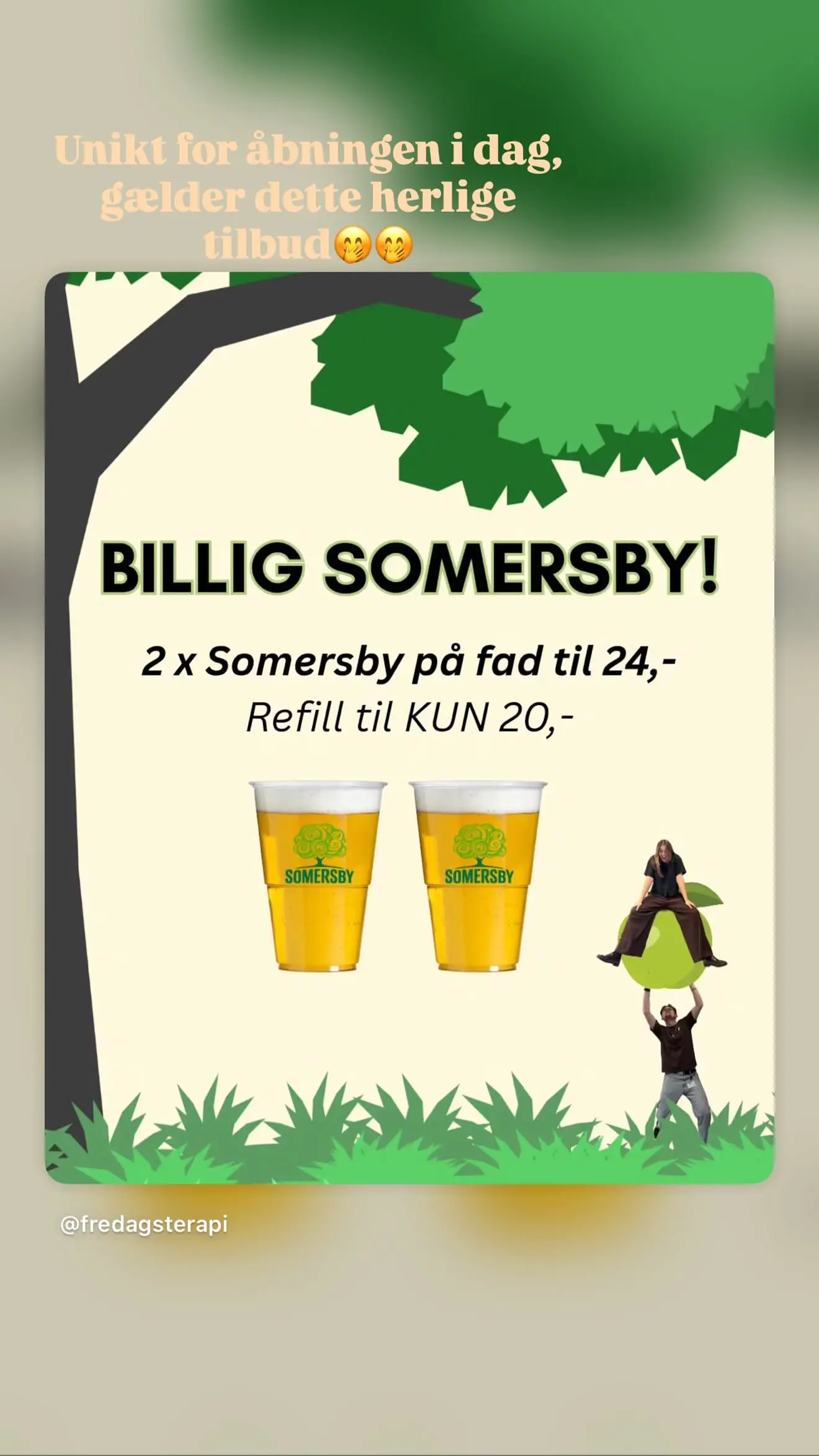 Billig Somersby - Fredagsbar åbning