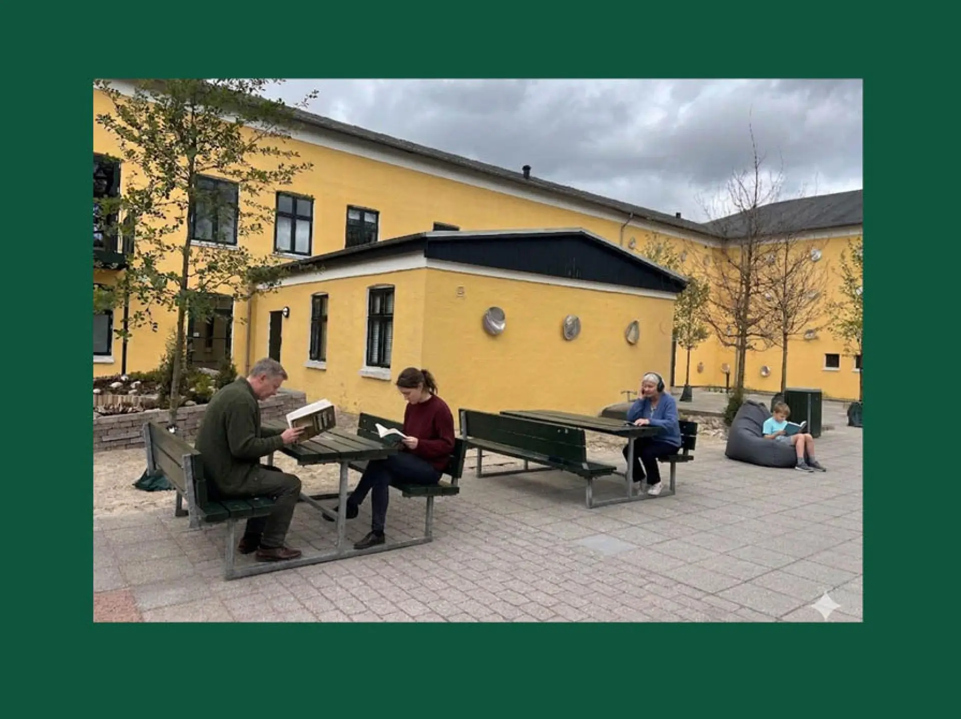 Stillelæsning i Kulturgården